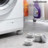 Jeu de Pieds Anti-vibrations Empilables Novib InnovaGoods 4 Unités - Article pour la maison à prix grossiste Jeu de Pieds Anti-vibrations Empilables Novib InnovaGoods 4 Unités - Article pour la maison à prix grossiste