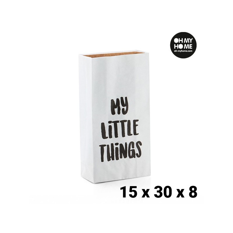 Petit Sac en Papier Oh My Home (15 x 30 x 8 cm) à prix grossiste - Article pour la maison à prix de gros