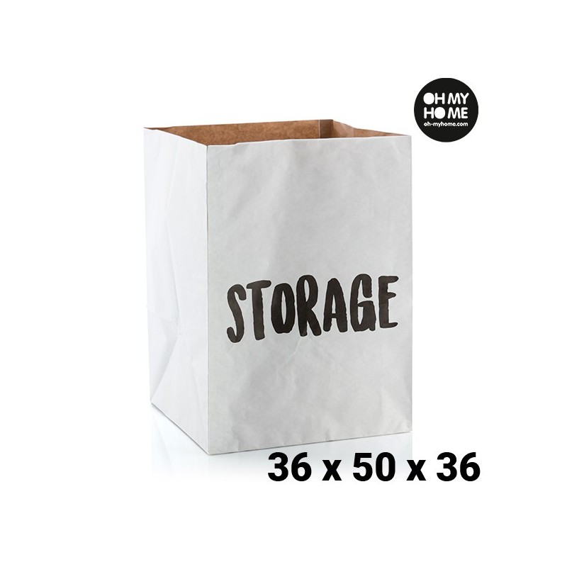 Grand Sac en Papier Oh My Home (36 x 50 x 36 cm) - Article pour la maison à prix de gros