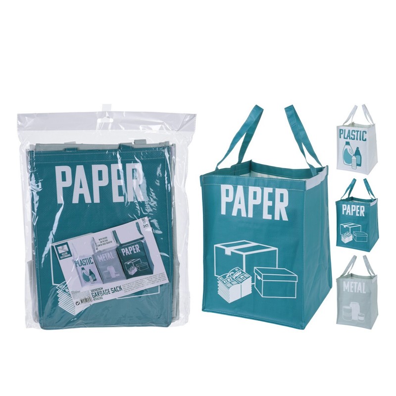 Sacs à ordures Paper-Plastic-Metal Pack de 3 unités à prix grossiste - Article pour la maison à prix de gros
