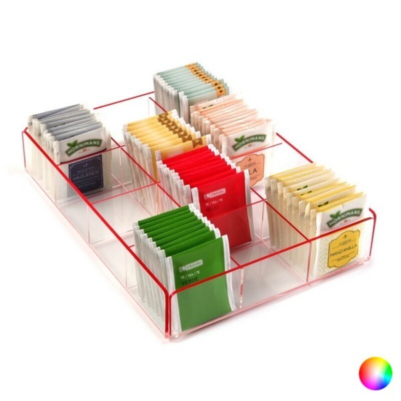 Polypropylene tea caddy (20 x 5 x 27 cm) - Article for the home at wholesale prices