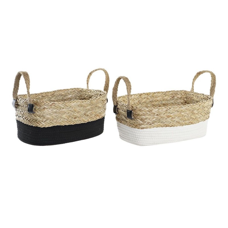 Basket DKD Home Decor (2 Units) (36 x 20 x 16 cm) - Article for the home at wholesale prices