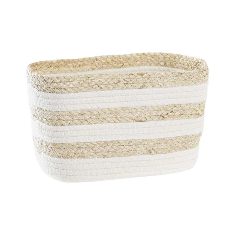 Panier DKD Home Decor Fibre (28 x 20 x 18 cm) à prix de gros - Article pour la maison à prix grossiste