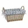 DKD Home Decor Polyester wicker basket (40 x 30 x 20 cm) - Article for the home at wholesale prices