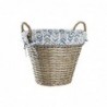 DKD Home Decor Polyester wicker basket (44 x 44 x 42 cm) - Article for the home at wholesale prices