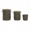 Set de basket DKD Home Decor Colonial Fibre (45 x 45 x 56 cm) - Article pour la maison à prix grossiste Set de basket DKD Home Decor Colonial Fibre (45 x 45 x 56 cm) - Article pour la maison à prix grossiste