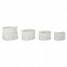 Set de basket DKD Home Decor Coton (36 x 36 x 33 cm) - Article pour la maison à prix grossiste