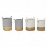 Set de basket DKD Home Decor Coton Fibre (40 x 40 x 52 cm) (2 Unités) - Article pour la maison à prix de gros Set de basket DKD Home Decor Coton Fibre (40 x 40 x 52 cm) (2 Unités) - Article pour la maison à prix de gros