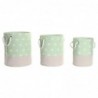 Set de basket DKD Home Decor Polyester EVA Géométrique (30 x 30 x 35 cm) - Article pour la maison à prix grossiste Set de basket DKD Home Decor Polyester EVA Géométrique (30 x 30 x 35 cm) - Article pour la maison à prix grossiste