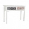Console DKD Home Decor Naturel Marron MDF Blanc Arabe (107 x 36 x 81 cm) - Article for the home at wholesale prices