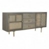 Buffet DKD Home Decor Naturel Gris MDF Mango wood (160 x 40 x 75 cm) - Article for the home at wholesale prices
