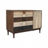 Buffet DKD Home Decor Dark Brown Natural Black Beige - Article for the home at wholesale prices