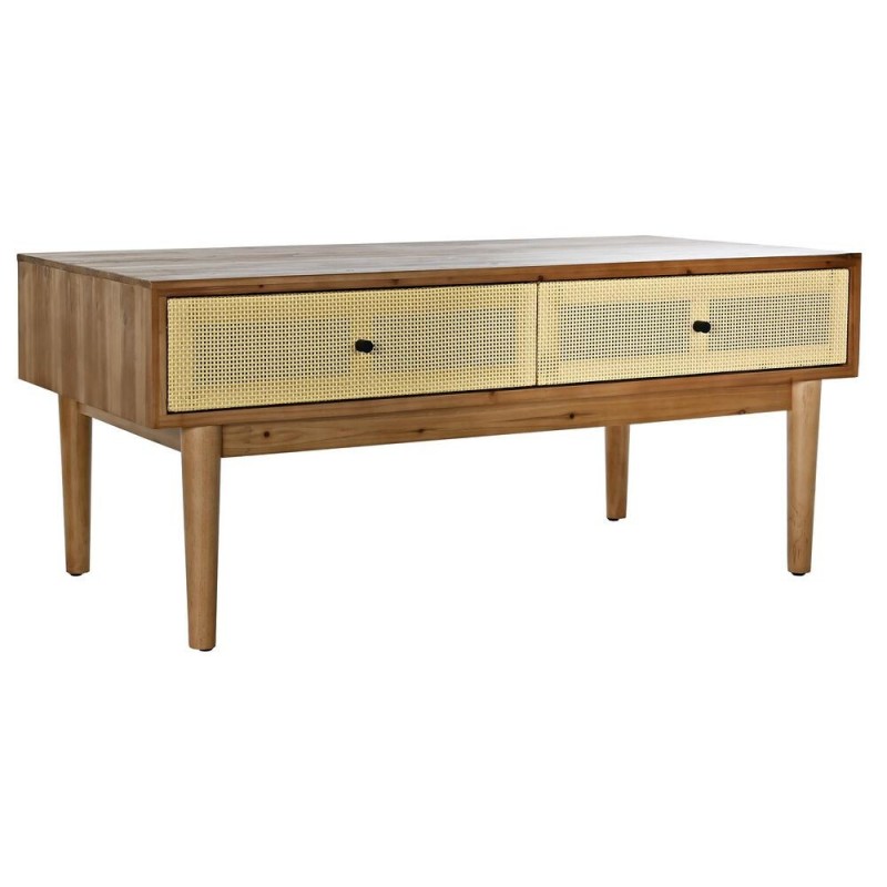 Table Basse DKD Home Decor Sapin Rotin (106 x 55 x 46 cm) à prix grossiste - table basse à prix de gros