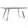 Dining Table DKD Home Decor Black MDF Steel (160 x 90 x 76 cm) - Article for the home at wholesale prices