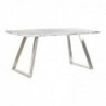 Dining Table DKD Home Decor MDF Steel White (160 x 90 x 76 cm) - Article for the home at wholesale prices
