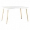 Table de Salle à Manger DKD Home Decor MDF Blanc Bouleau (120 x 80 x 74 cm) - Article pour la maison à prix grossiste Table de Salle à Manger DKD Home Decor MDF Blanc Bouleau (120 x 80 x 74 cm) - Article pour la maison à prix grossiste