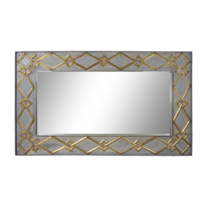 Wall mirror DKD Home Decor Gris Doré Mango wood (154 x 5 x 92 cm) - Article for the home at wholesale prices