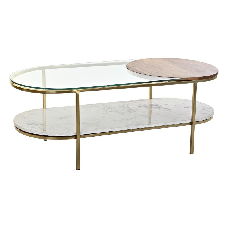 Table Basse DKD Home Decor Métal Marbre Glamour (116 x 50 x 43 cm) - Article for the home at wholesale prices
