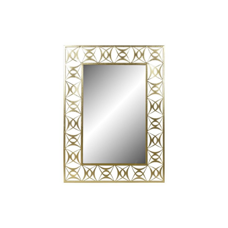 Wall mirror DKD Home Decor Miroir Doré Métal (66 x 2 x 91.5 cm) - Article for the home at wholesale prices