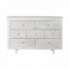 DKD Home Decor chest of drawers, white (112 x 35 x 75 cm) - Article for the home at wholesale prices