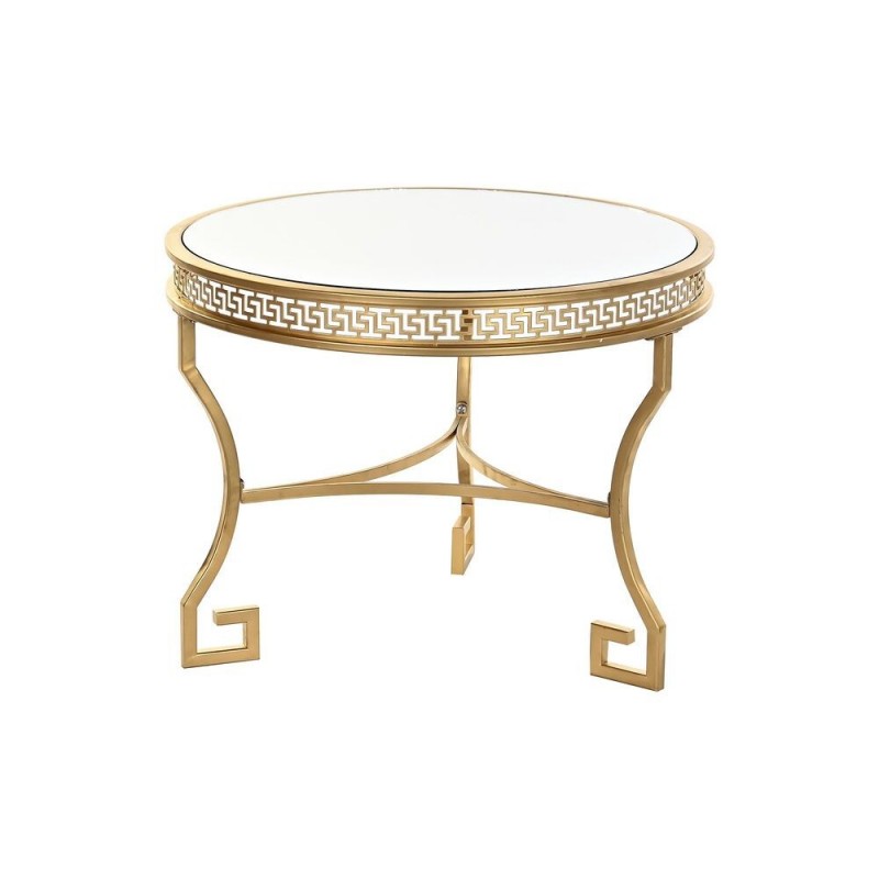 Side table DKD Home Decor Golden Mirror Oriental Metal (61 x 61 x 46 cm) - Article for the home at wholesale prices