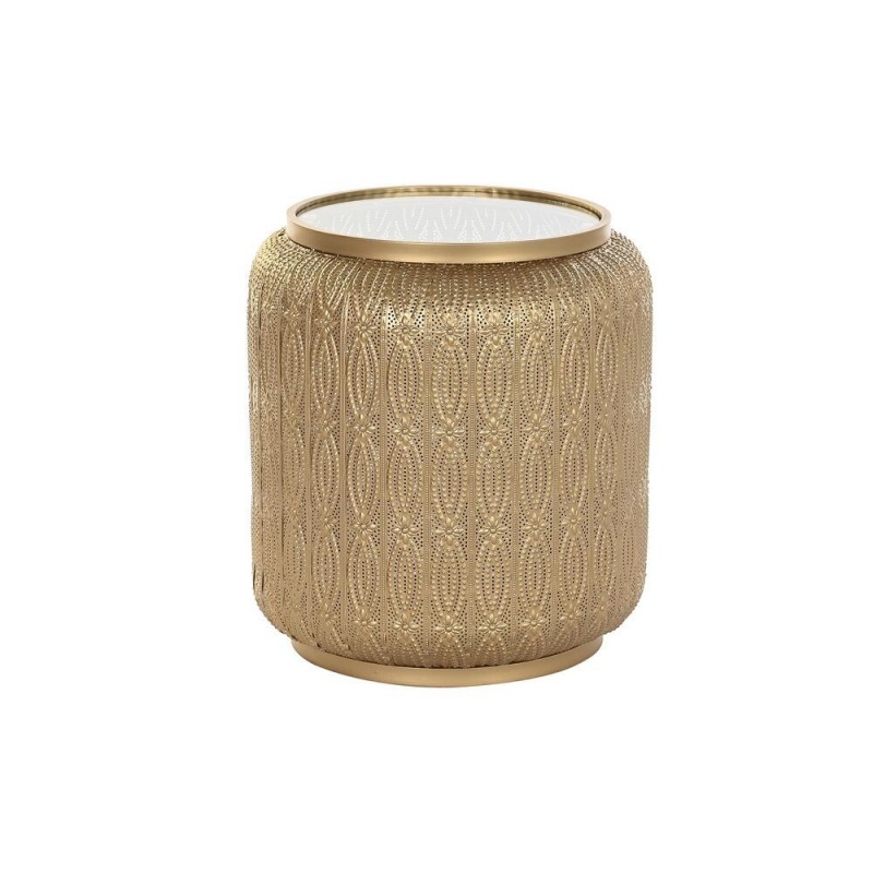 Side table DKD Home Decor Doré Métal Arabe (42 x 42 x 44 cm) - Article for the home at wholesale prices