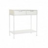 Console DKD Home Decor Metal MDF White (80 x 35 x 81 cm) - Article for the home at wholesale prices
