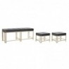 Coffre de Rangement DKD Home Decor Gris (3 pcs) (120 x 40 x 47 cm) - Article pour la maison à prix grossiste Coffre de Rangement DKD Home Decor Gris (3 pcs) (120 x 40 x 47 cm) - Article pour la maison à prix grossiste