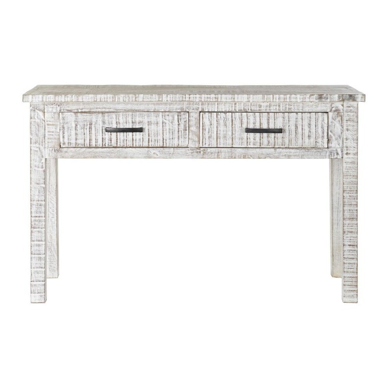Console DKD Home Decor White Mango wood (120 x 40 x 75 cm) - Article for the home at wholesale prices