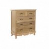 DKD Home Decor Natural Fir MDF chest of drawers (78.5 x 38 x 90 cm) - Article for the home at wholesale prices
