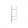 Shelf DKD Home Decor Natural MDF White Bamboo (57 x 30 x 152 cm) - Article for the home at wholesale prices