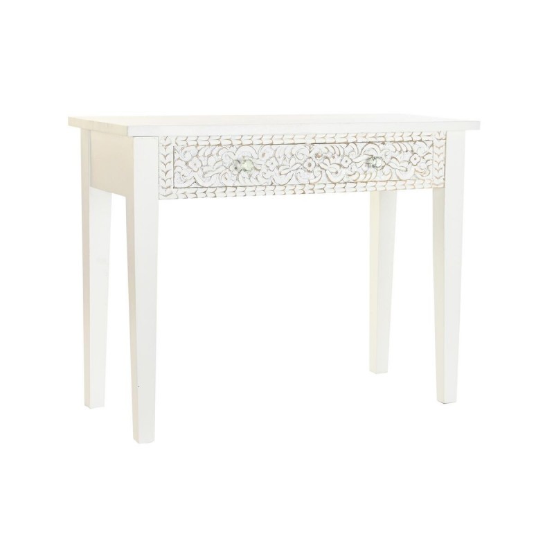 Console DKD Home Decor White Mango wood (100 x 45 x 78 cm) - Article for the home at wholesale prices
