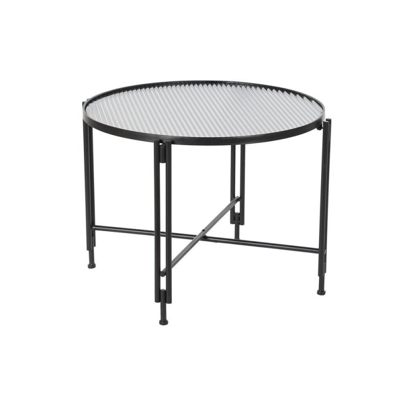 Table d'appoint DKD Home Decor Verre Métal (63 x 63 x 46 cm) à prix grossiste - Article pour la maison à prix de gros