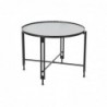 Side table DKD Home Decor Glass Metal (63 x 63 x 46 cm) - Article for the home at wholesale prices
