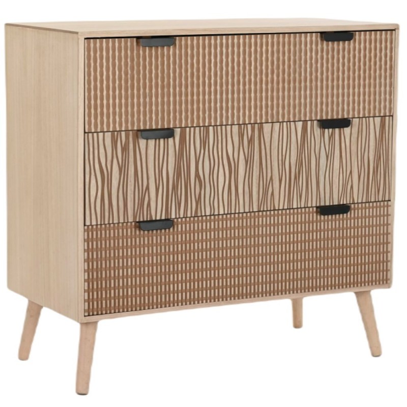 Chest of drawers DKD Home Decor Sapin Marron MDF (80 x 40 x 77 cm) - Article for the home at wholesale prices
