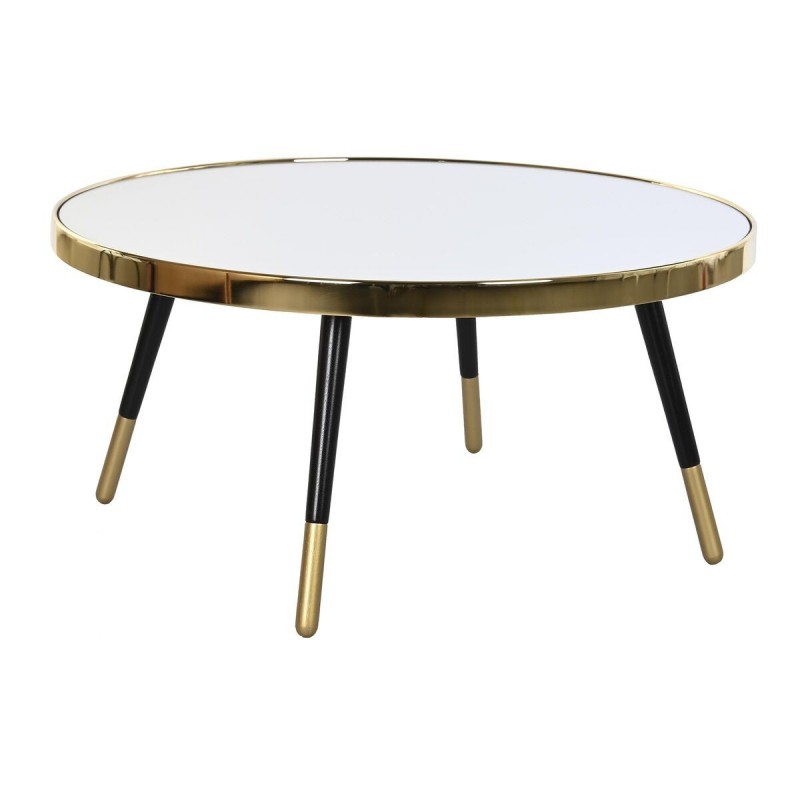 Table Basse DKD Home Decor Miroir Acier Glamour (82,5 x 82,5 x 40 cm) - table basse à prix de gros