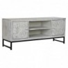TV furniture DKD Home Decor Metal Mango wood (130 x 40 x 55 cm) - Article for the home at wholesale prices