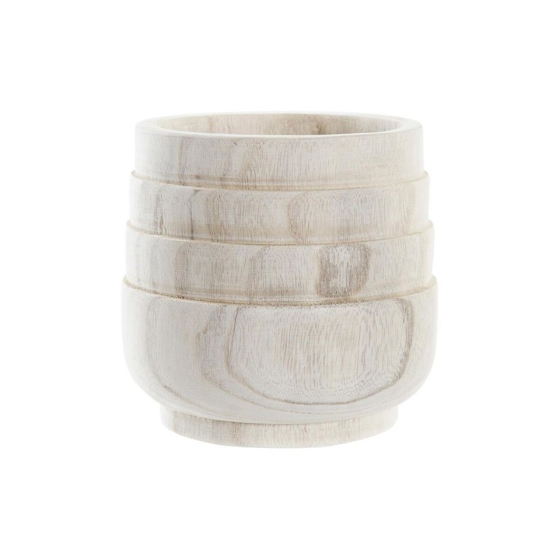 Cache-pot DKD Home Decor Marron Boho (17 x 17 x 16 cm) à prix grossiste - Article pour la maison à prix de gros