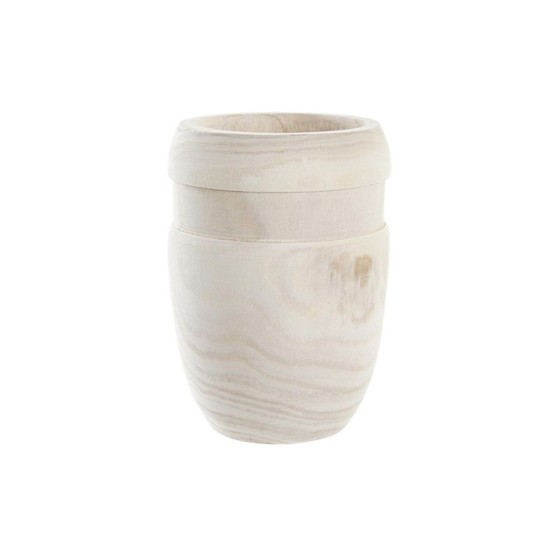 Cache-pot DKD Home Decor Marron Boho (15 x 15 x 20 cm) à prix de gros - Article pour la maison à prix grossiste