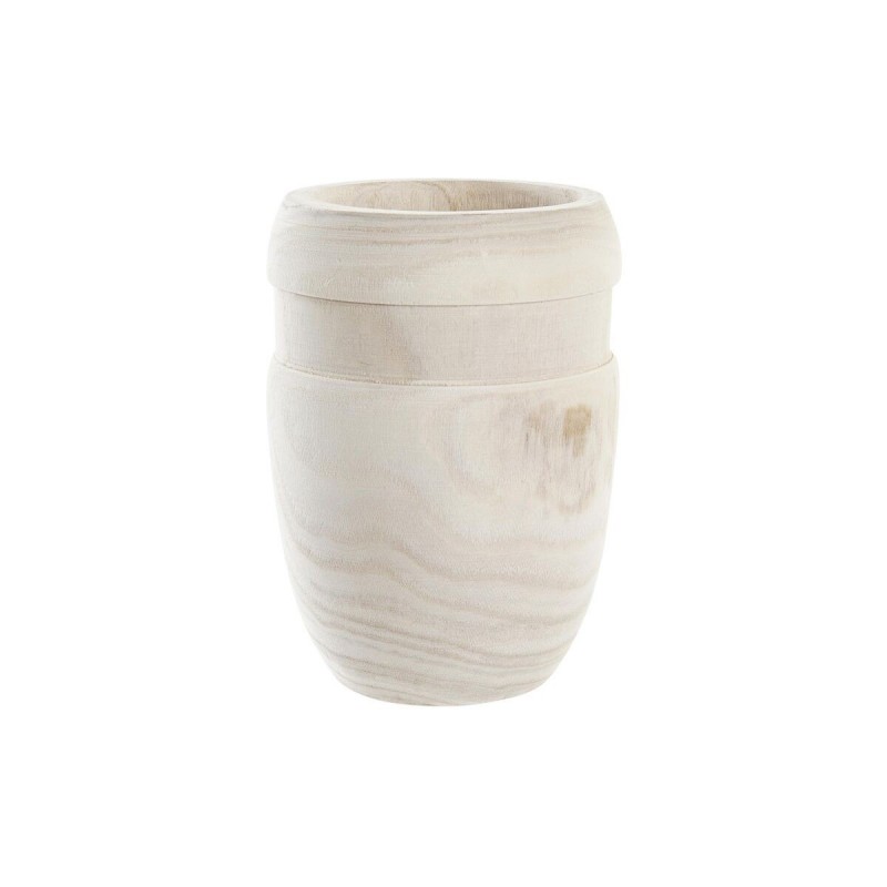DKD Home Decor Boho Brown planter (15 x 15 x 20 cm) - Article for the home at wholesale prices