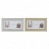 Cadre photo DKD Home Decor Luxury Argenté Doré Traditionnel (46,5 x 2 x 28,5 cm) (2 Unités) - Article pour la maison à prix de gros