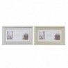 Cadre photo DKD Home Decor Argenté Doré Traditionnel (47 x 2 x 29 cm) (2 Unités) - Article pour la maison à prix grossiste