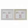 Cadre photo DKD Home Decor Argenté Doré Traditionnel (47 x 2 x 40 cm) (2 Unités) - Article pour la maison à prix de gros