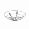 Fruit bowl DKD Home Decor Silver Metal Cutlery (26 x 8.5 x 8.5 cm) - fruit basket at wholesale prices