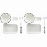 Set de sushi DKD Home Decor Bambou Porcelaine (33,5 x 34,5 x 9 cm) - set à sushi à prix grossiste