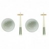 Sushi set DKD Home Decor White Green Bamboo Sandstone (30 x 21 x 7 cm) - sushi set at wholesale prices