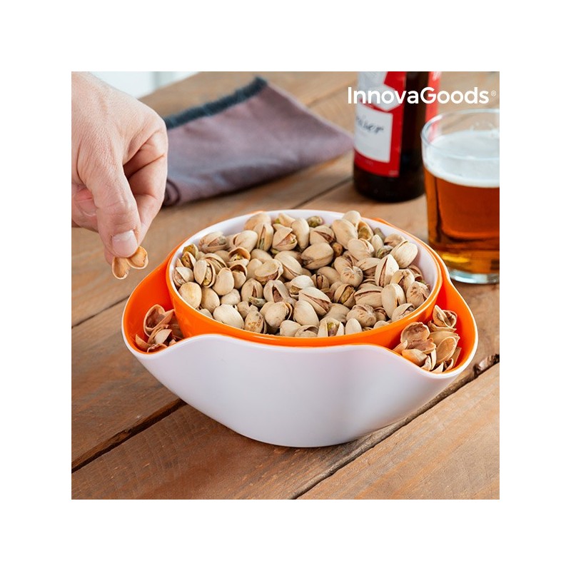 2 in 1 Aperitif Bowls InnovaGoods (2 pieces) - Innovagoods products at wholesale prices