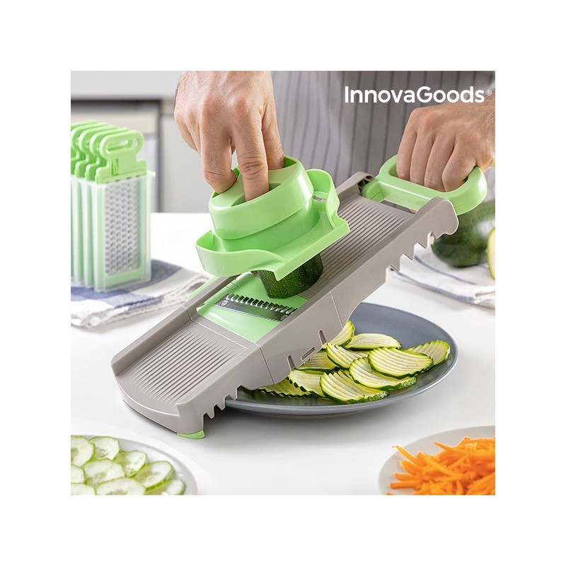 Mandoline-Râpe Pliable 6 en 1 Choppie InnovaGoods - Produits Innovagoods à prix de gros