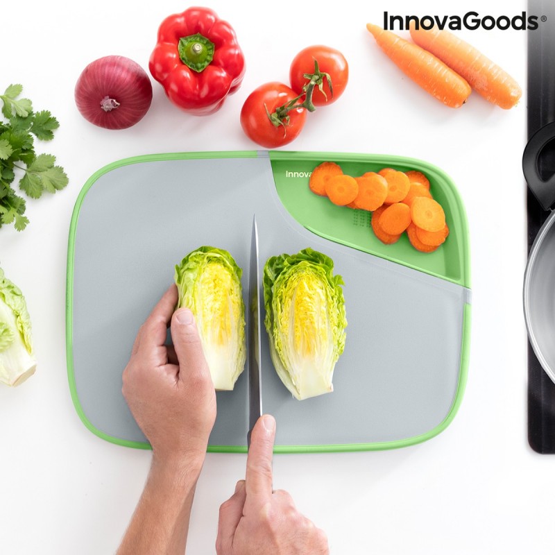 Planche à Découper Réversible Multifonctionnelle Reblok InnovaGoods - Produits Innovagoods à prix grossiste