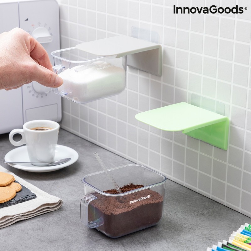 Récipients de Cuisine Adhésifs Amovibles Handstore InnovaGoods Pack de 2 unités - Produits Innovagoods à prix grossiste